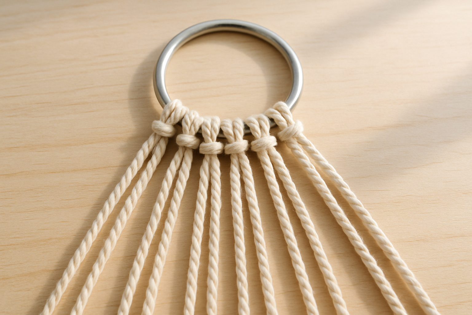 Ipleri halkaya baglama